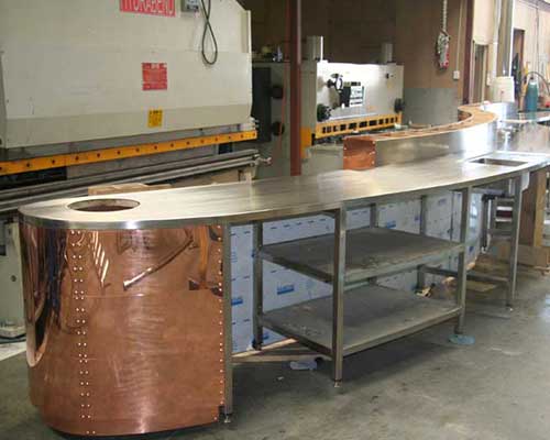 stainless steel custom fabrications