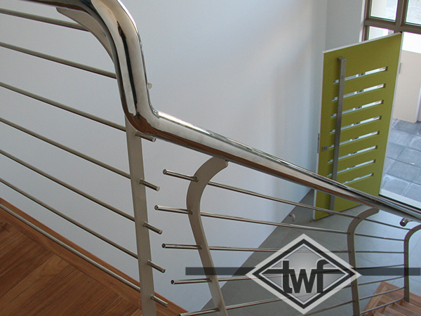 Stainless steel staircases 